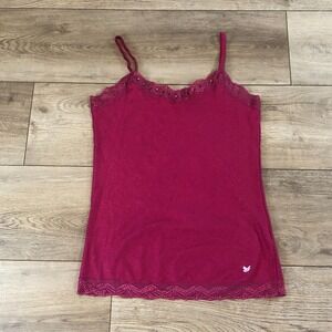 Dream Out Loud Selena Gomez VTG? Y2K Pink Sleeveless Top‎ Lace Fairy Sequins S